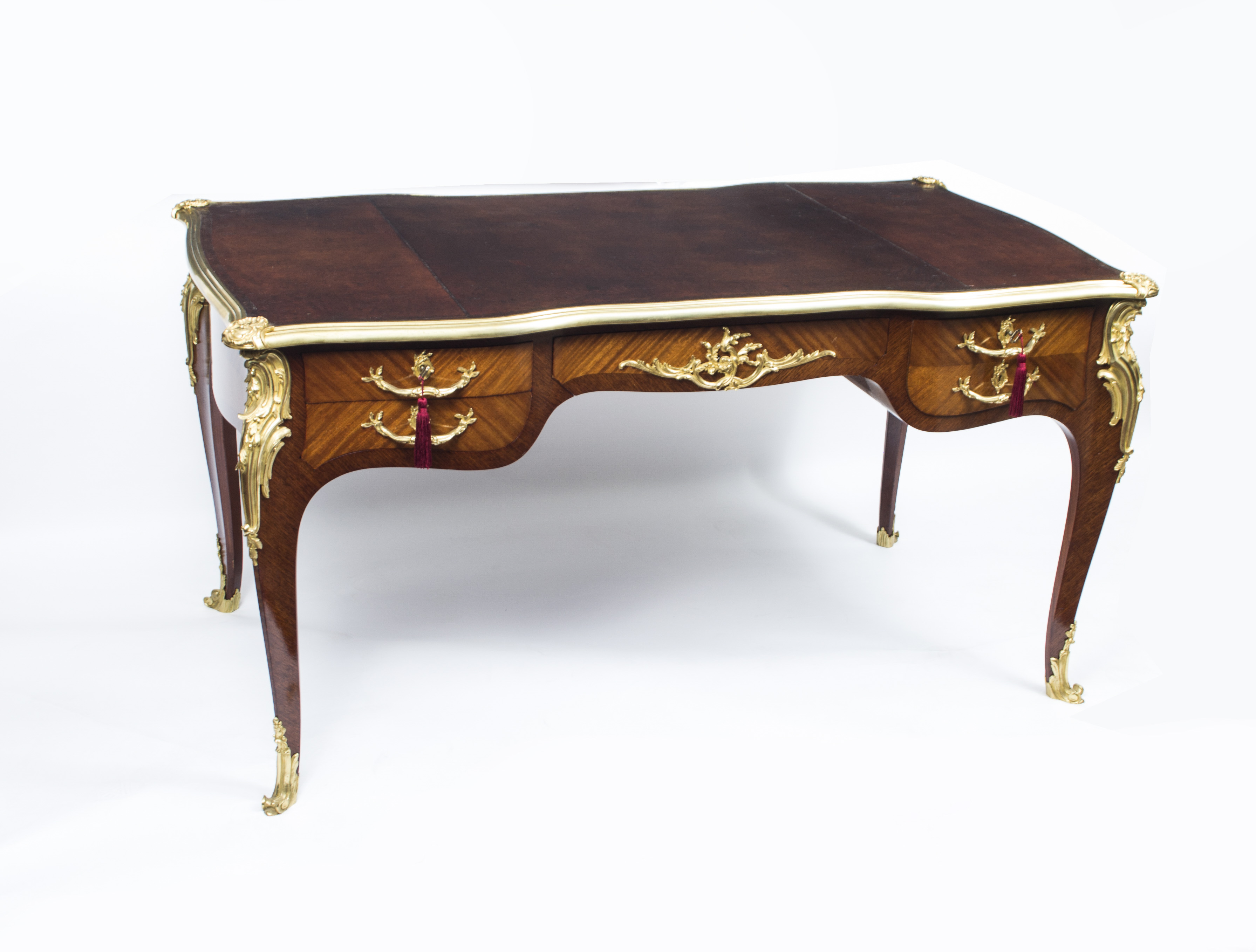 Antique French Writing Table Desk Bureau Plat C 1860 Ref No 07075