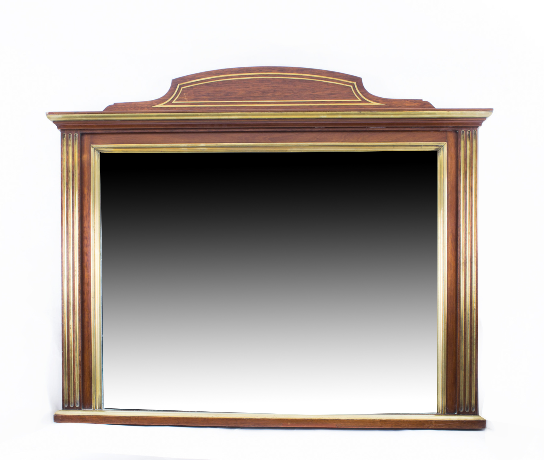 Antique Mahogany Brass Ref No 07461 Regent Antiques Antique Mahogany Brass Ref No 07461, Antique Brass Mantle Mirror