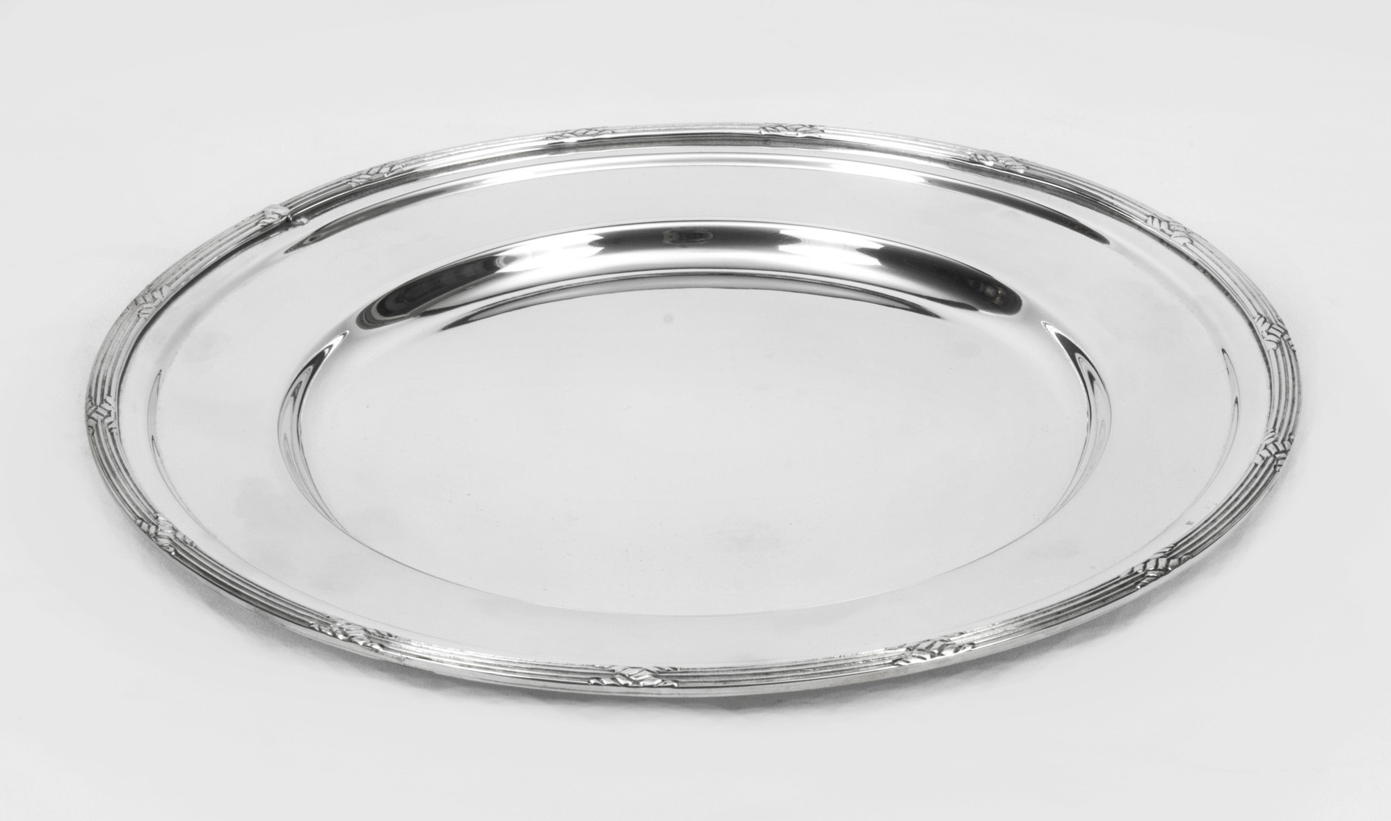 Sterling silver deals charger plates