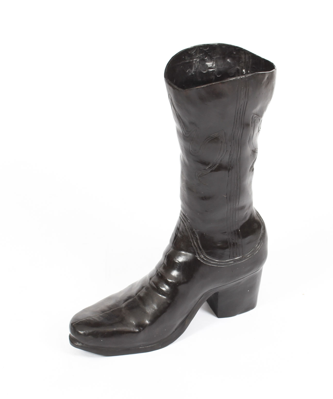 Vintage Bronze Boot Ref. no. 08842a Regent Antiques