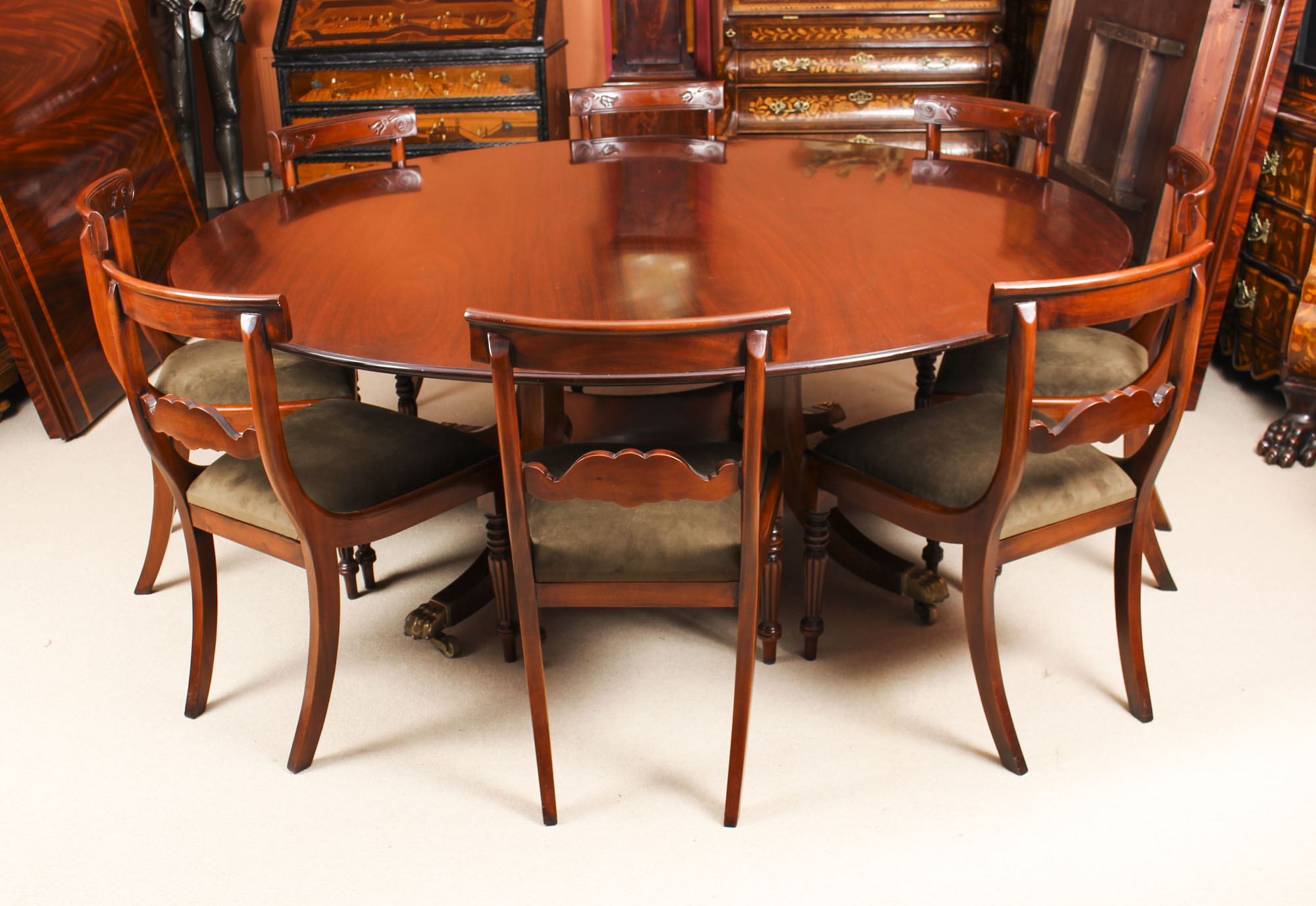 antique round dining table and chairs - imacomcampus.com.