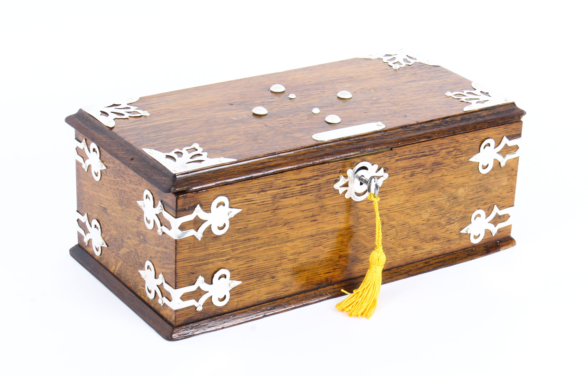 An Edwardian wooden storage box - Williams Antiques