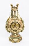 Antique Rare Royal Worcester Blush Porcelain Lyre Cased Mantle Clock Dated 1900 Antique Rare Royal Worcester Blush Porcelain Lyre Cased Mantle Clock Dated 1900