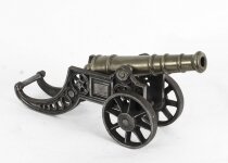 Vintage Brass & Steel Signal Cannon 20th Century