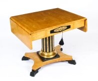 Antique Biedermeier Karelian Birch Ormolu Sofa Table C1820 19th Century