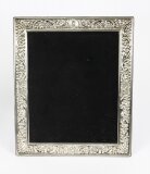 Vintage Large Sterling Silver Photo Frame Carrs Sheffield 20th C 32x27cm