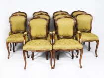Bespoke Set of 10 Louis XVI Revival Dining Chairs Available to Order