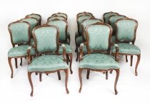 Bespoke Set of 14 Louis XVI Revival Dining Chairs