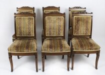 Antique Set of 6 French Empire Dining Chairs 19th C