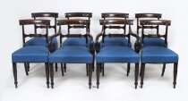 Antique Set 8 Regency period Dining Chairs C1830 19th Century