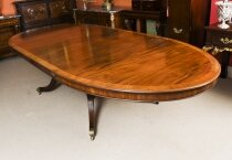 Antique 10ft 6& 34 Regency Revival Dining Table C1920 20th C