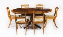 Vintage Oval Table & 6 chairs by William Tillman 20th Century