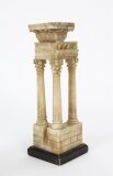 Grand Tour Model of Temple of Vespasian and Titus Ruin, Mid 20th Century