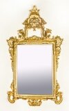 Vintage Monumental Italian Rococo Giltwood Decorative Mirror 20th C 213x125cm