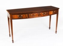 Vintage Flame Mahogany Console Serving Table William Tillman 20th C