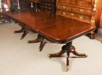 Antique 8ft Regency Metamorphic 3 Pillar Dining Table C1820 19th C