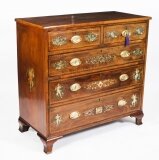 Antique George III Sheraton Painted Chest Drawers Late18th Century