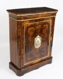 Antique Victorian Pier Cabinet Sevres Plaque 19th Century