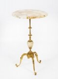 Antique French Ormolu Onyx Topped Occasional Table 19th Century