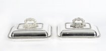 Antique Pair Entree Dishes Matthew Linwood C1820 19th Century