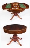 Vintage Italian Blackjack Games Card Roulette Table Mid 20th Century