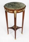 Antique French Empire Marble & Ormolu Occasional Table 19th C