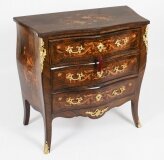 Antique French Louis Revival Marquetry Commode Chest of Drawers 19th C