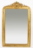 Antique Large French Giltwood Wall Mirror 154x101cm 19th C