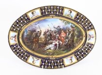 Antique French Sevres Oval Porcelain Dish Late 18th Century