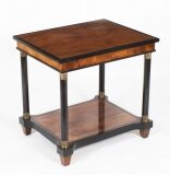 Vintage Biedermeier Walnut Harrods Occasional Side Table Late 20th Century