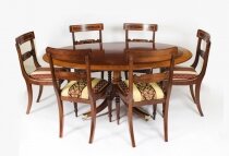 Vintage Dining Table by William Tillman & 6 Chairs 20th C