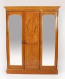 Antique Satinwood Wardrobe by Maple & Co 19th C