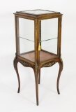 Antique Square Ormolu Mounted Vitrine Display Cabinet 