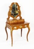 Antique Ormolu & Sevres Porcelain Mounted Dressing Table & Mirror 19th Century
