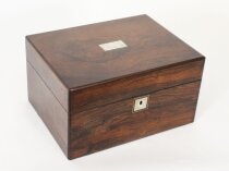 Antique Victorian Gonçalo Alves Vanity Box C1860