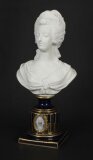 Antique Sevres Bisque Porcelain Bust Marie Antoinette 19th C