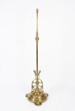 Antique Victorian Brass Standard Lamp 19th C