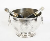 Antique & 34 1st Lancashire Rifle& 34 Silver Plated Wine Cooler Elkington 19th C