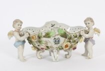 Vintage Dresden Style Porcelain Centre Piece 20th Century