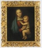 Antique Painting Madonna & Child & 39 Paoletti and Ferretti& 39 19th Century