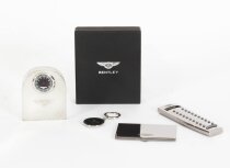 Vintage Bentley Desk Set with Clock Late 20th Century