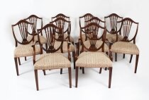 Vintage Set Ten Wheatsheaf Dining Chairs Brights Nettlebed 20th C