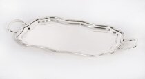 Vintage Silver Plated Twin Handled Tray Royal Sheffield Mid 20th Century