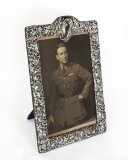 Antique Large Edwardian Sterling Silver Photo Frame Dated 1904 29cm x 18cm