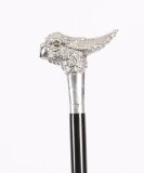 Antique Walking Stick Cane Silver Cockatoo& 39 s Head EB, London, 1903 92cm 36inch