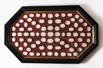 Antique Large Ebonised Framed Collection Grand Tour Classical Intaglios 19th C