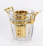 Vintage Harcourt Crystal Champagne Cooler by Baccarat Circa 1970