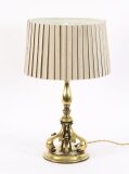 Antique French Art Nouveau Ormolu Table Lamp Late 19th C