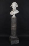 Fine Antique Napoleon Bonaparte Marble Bust & Pedestal Early19th C 169cm