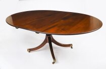 Vintage William Tillman Regency Revival Oval Dining Table & Leaf 20th C
